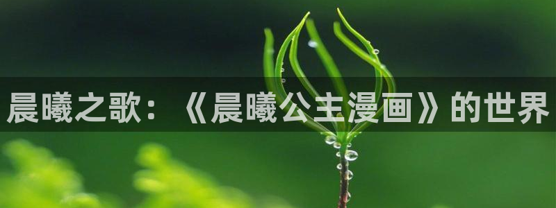 虫虫漫画免费我在线看：晨曦之歌：《晨曦公主漫画》的世界